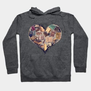 Dream with Books - Love of Reading Bookshelf Hoodie